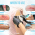 JJ CARE Hydrocolloid Dressing (Pack 10) - 4x4 Hydrocolloid Bandages with Border